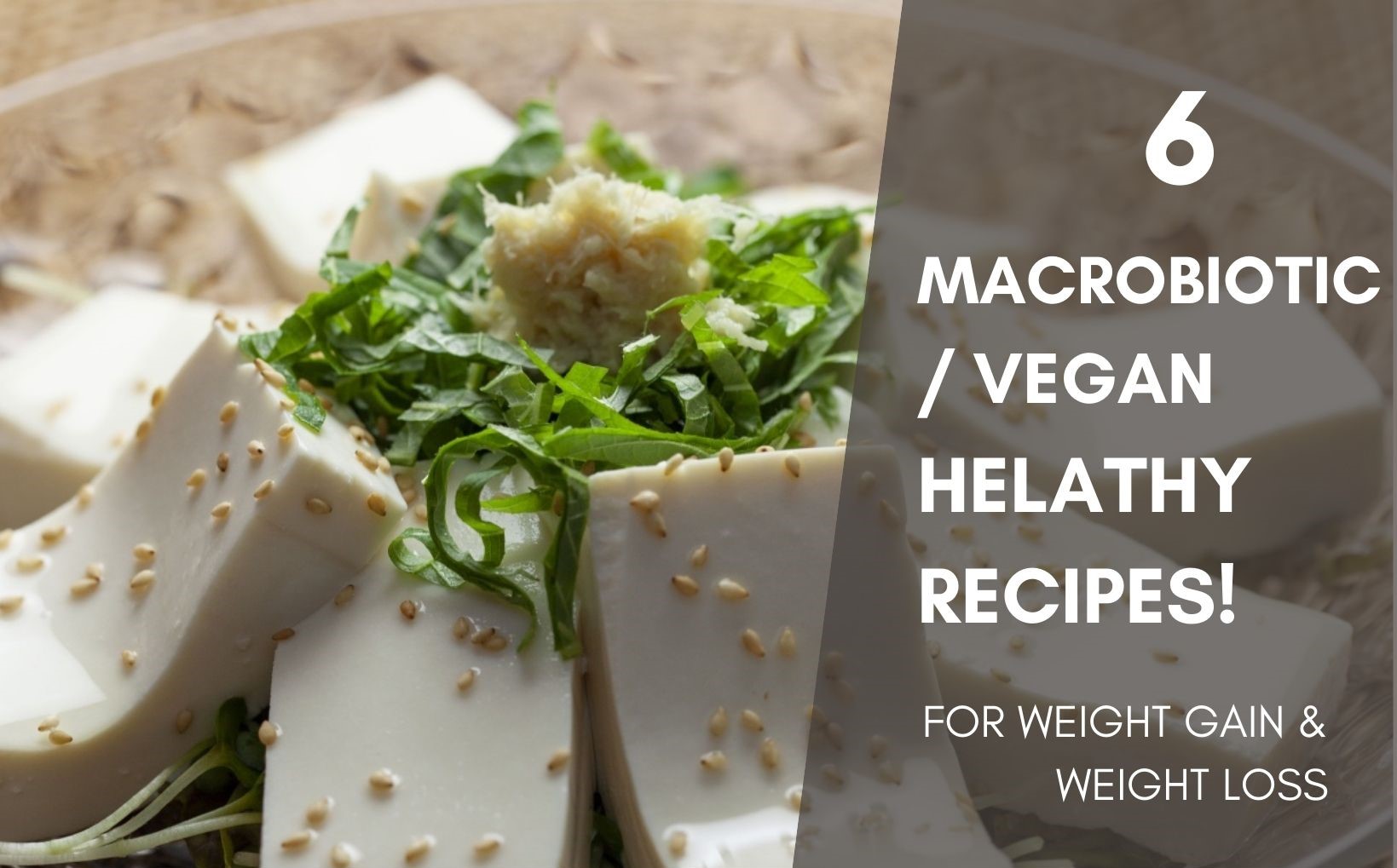 6 Macrobiotic Vegan Helathy recipes